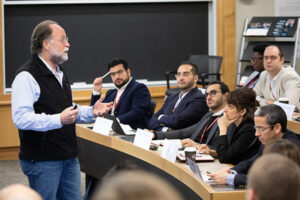 Ricardo Hausmann teaching to students at Harvard Kennedy School