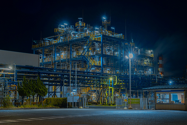An industrial plant in Japan