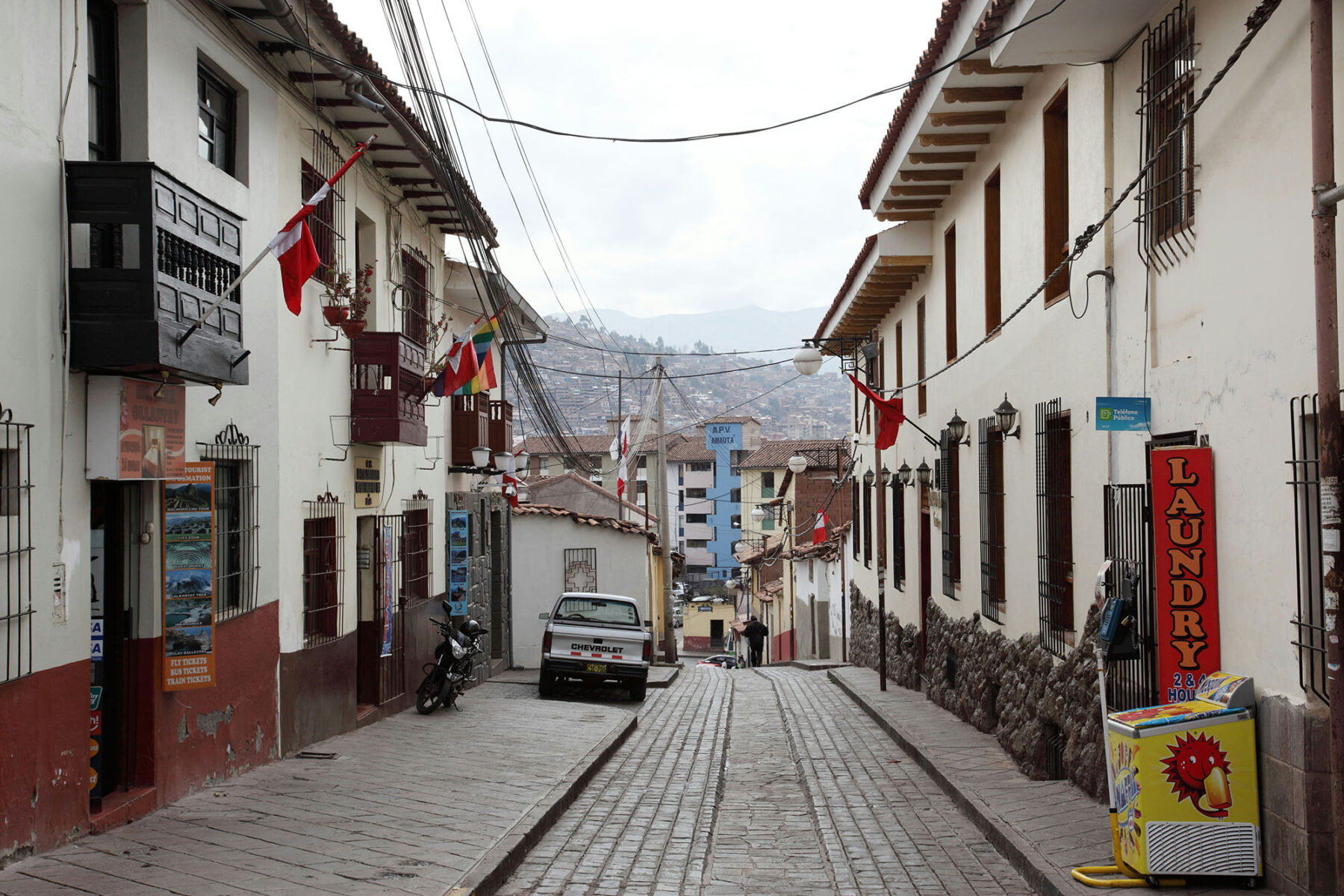 A street in Cusco, Peru.
